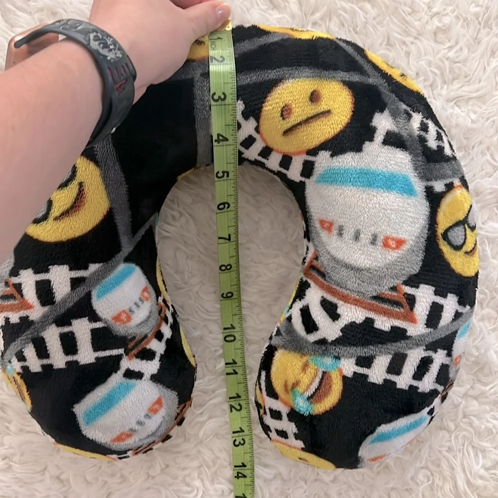 Travel Neck Pillow Kids Emojis
